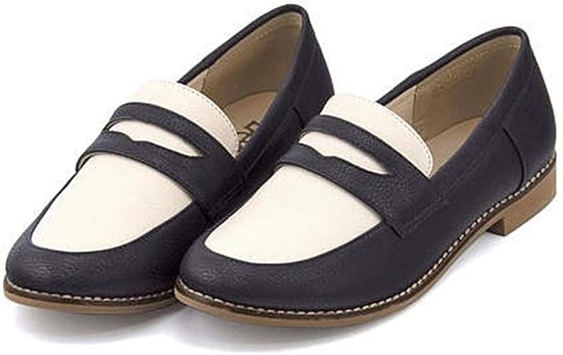 Amazon リー レディース ローファー ヒール 痛くない 歩きやすい 疲れない ウエストウッド 限定モデル クッション性 美脚 カジュアル デイトレンド Westwood ネイビー コンビ 22 5cm Lee リー ローファー スリッポン