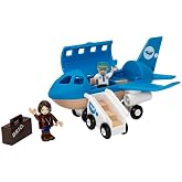 BRIO World - 33306 Airplane | Stimulating Wooden Toy Plane Set | Enhances Creativity and Logical Thinking | Compatible with BRIO Railway Toys | for Kids Aged 3+