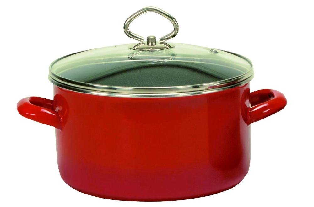 Karl Kruger Rome Series Meat Pot, 5.5 l, Metal, Red, 5.5 Litre