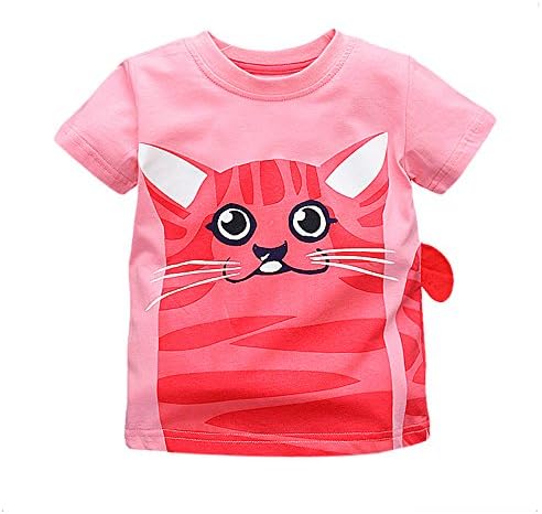 Baby Girls' Short Sleeve T-Shirt Tops Glow In The Dark (3T, 60252)