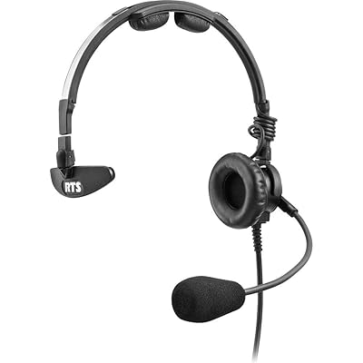 Buy Telex Lh 300 Lightweight Rts Single Sided Broadcast Headset Xlr 4 Pin Female Connector Dynamic Microphone Online In Indonesia B07mpd4v28