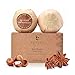 Bath Bombs Gift Set - 2 Large Natural & Organic, Birthday Gifts for Women, Bath Bomb Gifts for Her, Bath Bombs for Kids, Bath Bombs for Women With Shea Butter, Bath Salts and Essential Oil Scented