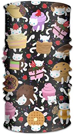 Head Scarf Sweet Kitties(1473) Sports Headscarf With High Performance Moisture Wicking Microfibe For A Versatile Head Scarf For Men And Women
