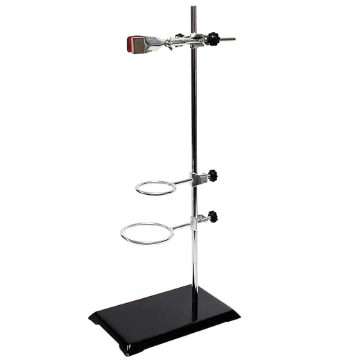 Wisamic Laboratory Retort Stand Lab Support Stand (8 inches x 5