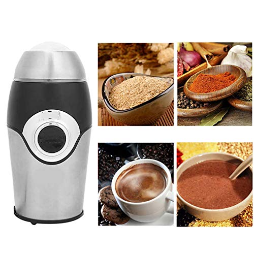 HEQIE-YONGP Elektrische Kornmühlenschleifer Kaffeemühle Multifunktions Edelstahl Elektrische Kaffeebohnenschleifer… – Bild 4
