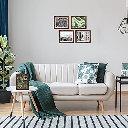 8.5x11 Certificate Frames Set of 5, 8.5 x 11 Picture Frame with Mat to