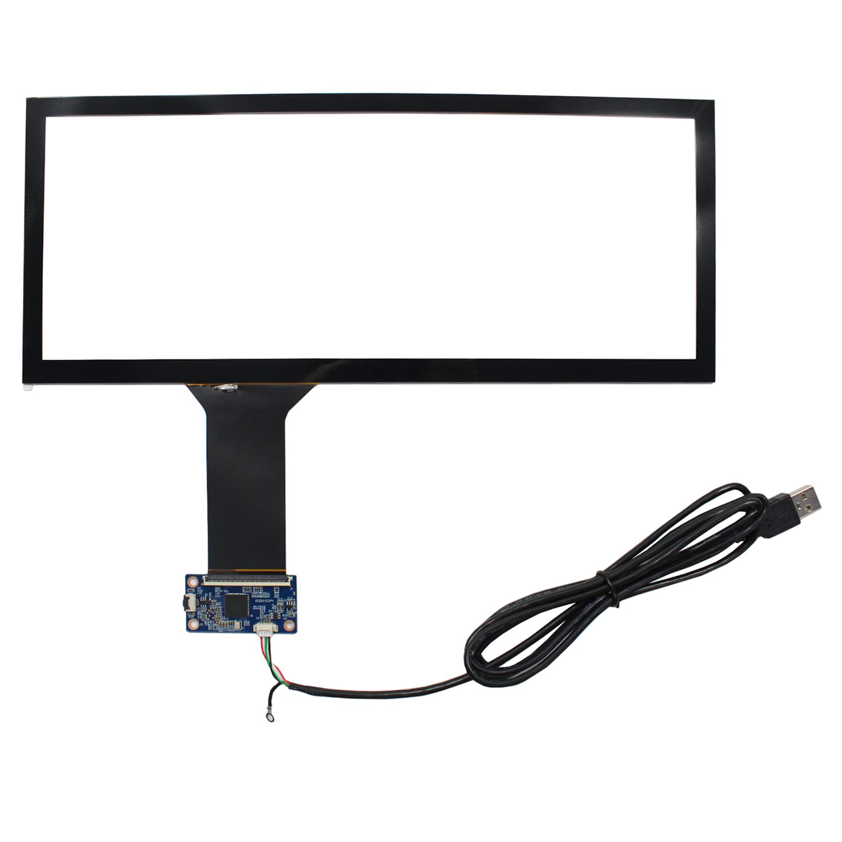 VSDISPLAY 12.3 inch Capacitive Touch Sensor Panel,for 12.3" 1920x720 HSD123KPW2-D10 LCD Screen,support 10 Point muti-Touch