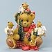 Cherished Teddies Bear SItting w/Holiday Decor