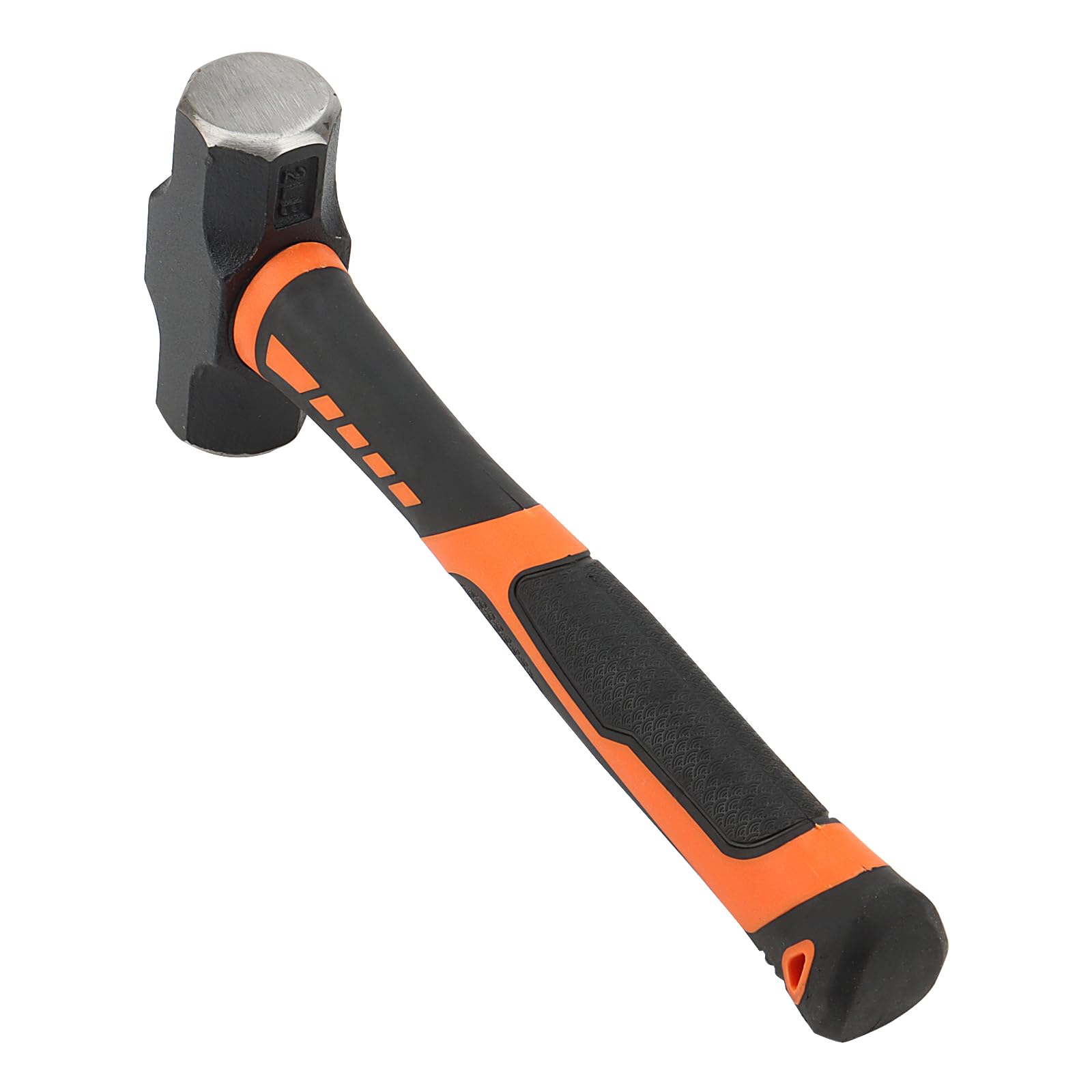 MUKCHAP 2lb Club Hammer, Lump Hammer with Fibreglass Handle, Small Fibreglass Sledge Hammer for Gardening, Camping