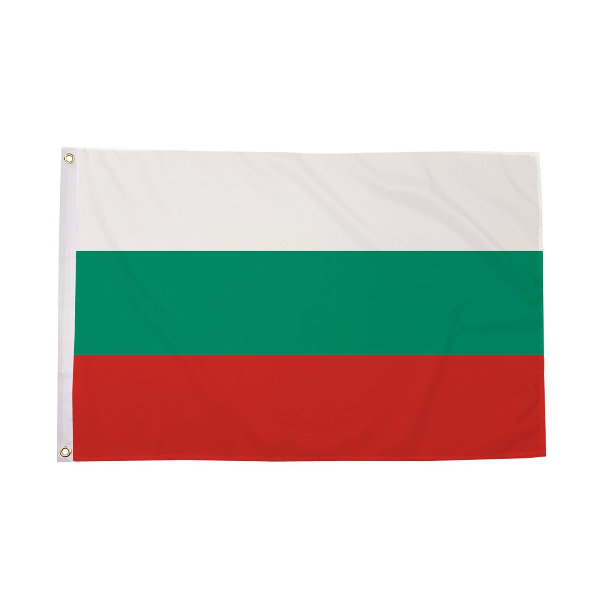 Flagtex Bulgaria Flag Small 3ft x 2ft (90cm x 60cm) - Bulgarian National Flag for Garden Display, Outdoor Polyester Flag, European Country Banner, Sports Events — image 1