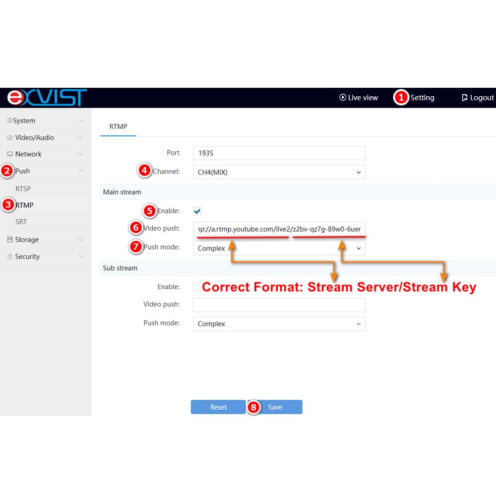 EXVIST H.265 1080P 60FPS WiFi HDMI Video Encoder HDMI Decoder, Supports HLS RTMP RTSP SRT UDP, Compatible with ONV/HK, for IPTV Live Streaming to YouTube Facebook Vimeo etc.