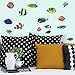 RoomMates RMK3899SCS Tropical Fish Peel and Stick Wall Decals