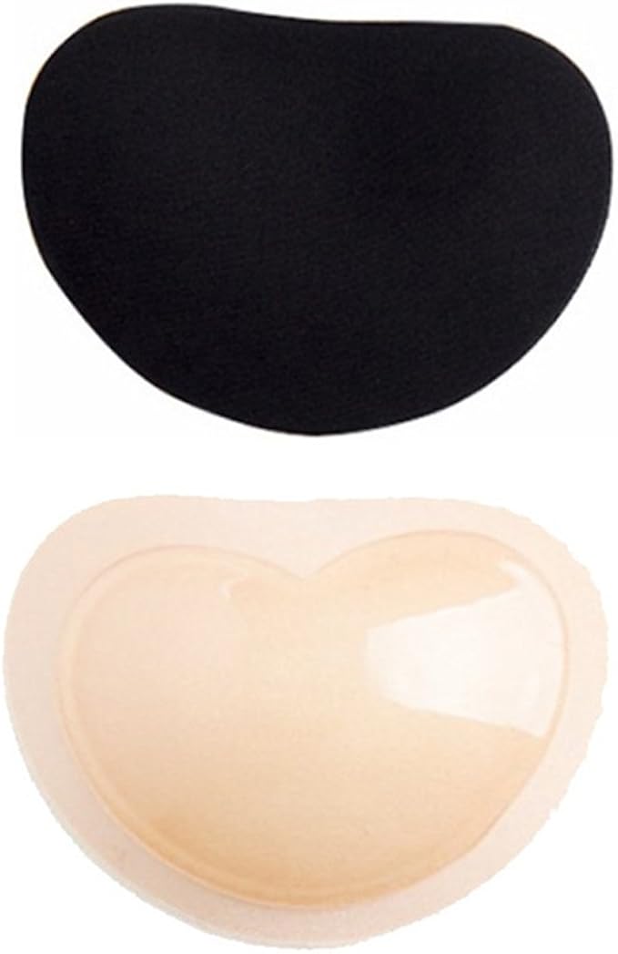 Adhesive Thicken Invisible Silicone Sponge Push Up Breast Bra Pad Black