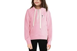 Cudtum Girls Zip Up Hoodie Cat Pullover with Pockets Long Sleeve Sweater Fashion White Hoodie for Teen Girls