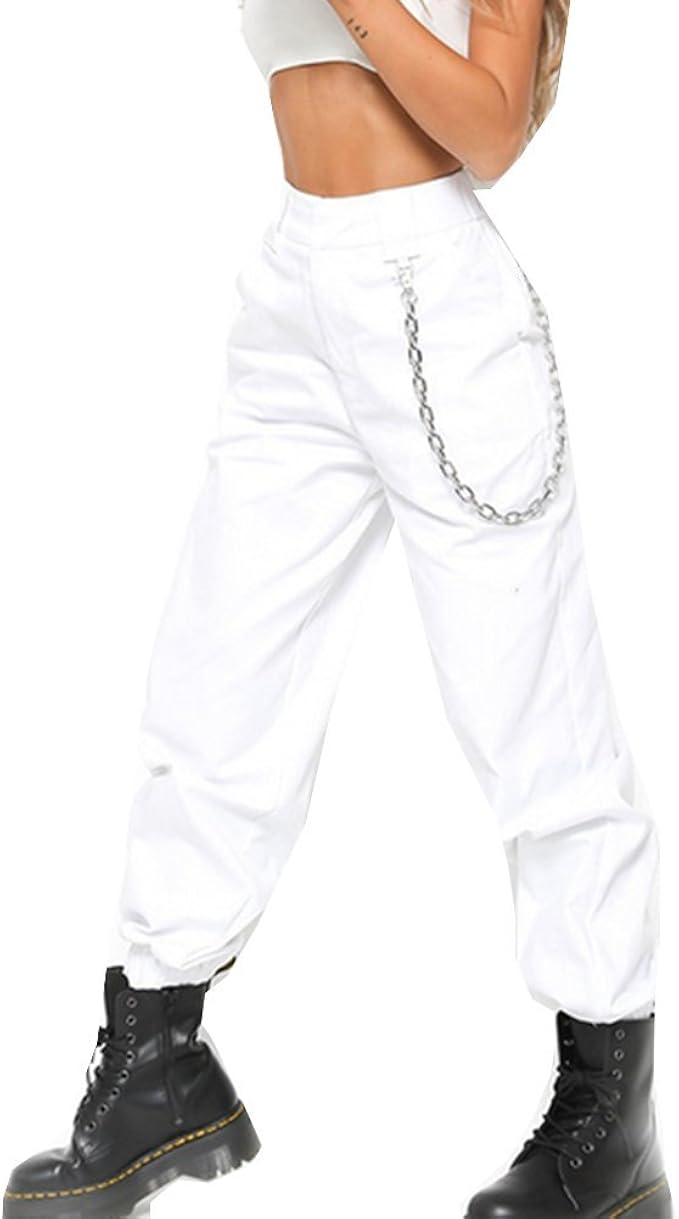 women's slim straight leg stretch casual pants with pockets