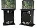 Ameriwood Home Flipper 10/20 Gallon Aquarium Stand, Black Oakthumb 2