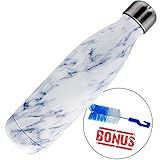 Stainless Steel Water Bottle - Unique and Great Gift Idea for Mom, Dad, Son or Daughter