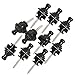 10pcs Guitar Bass Strap Locks Black Schaller-style Straplocks Replacement Rou...