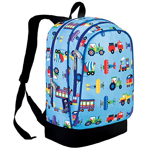 Olive Kids Trains, Planes and Trucks Sidekick Backpack