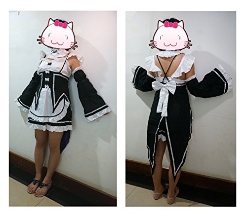 Fantasycart Zero kara Hajimeru Isekai Seikatsu Rem / Ram Cosplay maid outfit Dress