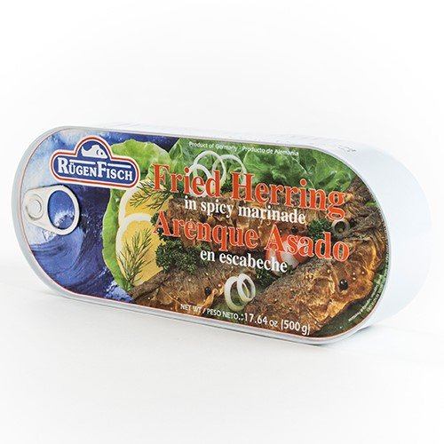 Ruegenfisch Smoked Herring Fillets, 6.7Ounce Tins (Pack