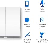 Tapo S220 2 Gang 1 Way Smart Light Switch Remote Alexa Google Hub Required view 2