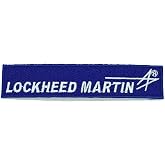 Lockheed Martin&reg; Logo Patch &ndash; 4 Inch Embroidered Glow in the Dark Aviation Patch &ndash; Sew On Backing &ndash; Aerospace Heritage Collectible &ndash; Veteran Owned Business