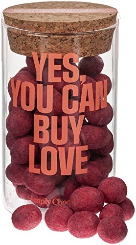 Simply Chocolate Isländisches Lakritz im Einmachglas 'Yes, You Can Buy Love' 280 g