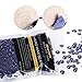 Hair Removal Hard Wax Beans, LuckyFine Body Wax Beans Depilatory Wax Beans Painless Lavender Wax Full Body Bikini Wax for Women Men Purple