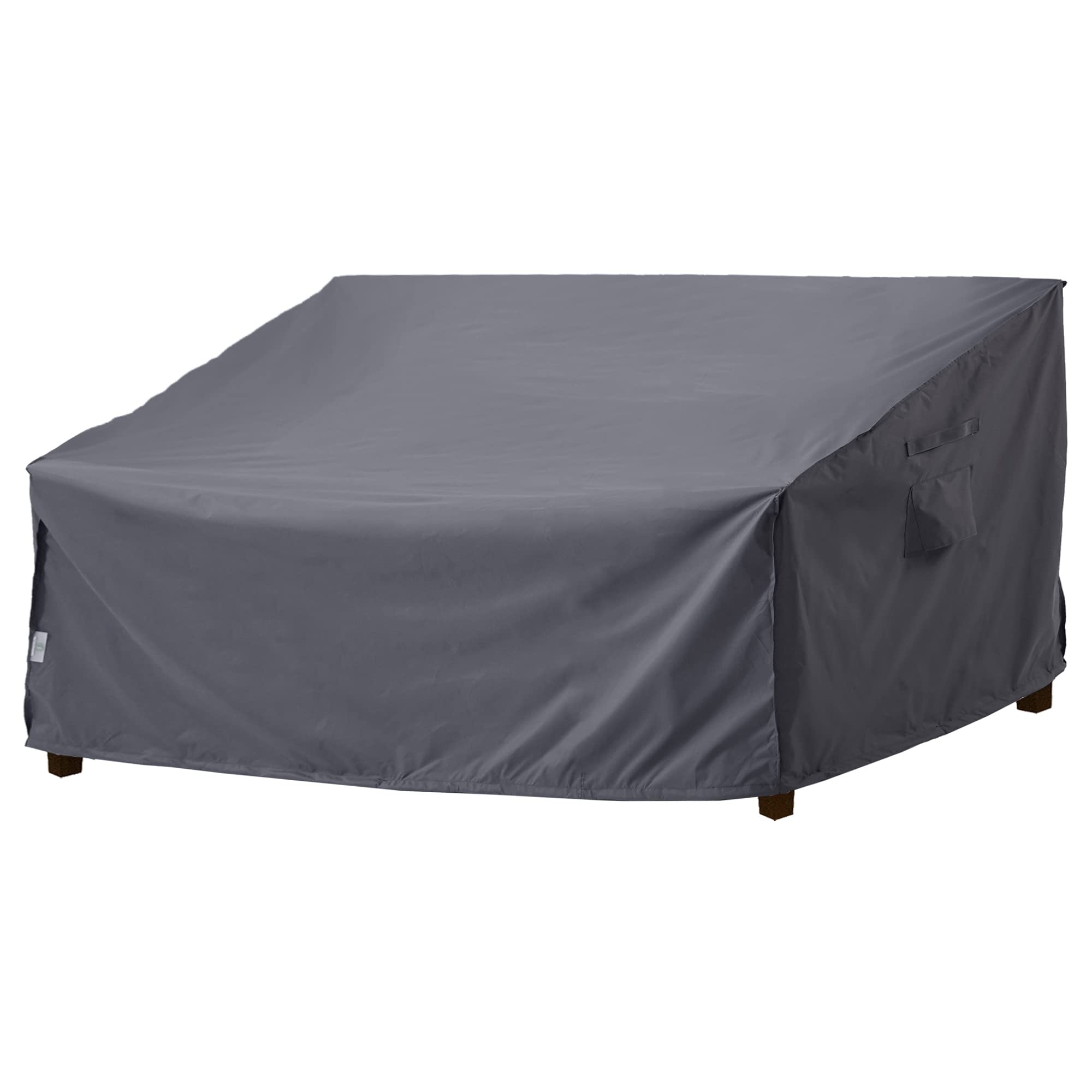 F&J Outdoors Garden Sofa Covers Waterproof 3 Seater Bench Cover Deep Seat Couch Protective Covers Rattan Patio furniture Cover PU Coating Rip-stop Fabric 178x84x61/81cm