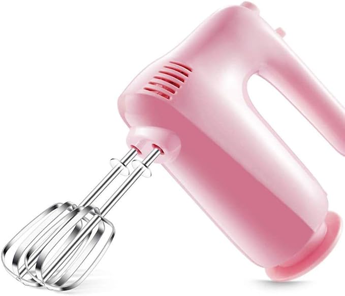 XXDTG Pink Hand Mixer Electric for Whipping