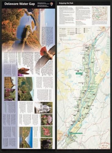 INFINITE PHOTOGRAPHS 2012 Map Delaware Water Gap National Recreation Area, New Jersey and Pennsylvania - Size: 18x24 - Re