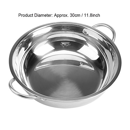 2 Stainless+Induction+Kitchen+Cookware+11+8inch