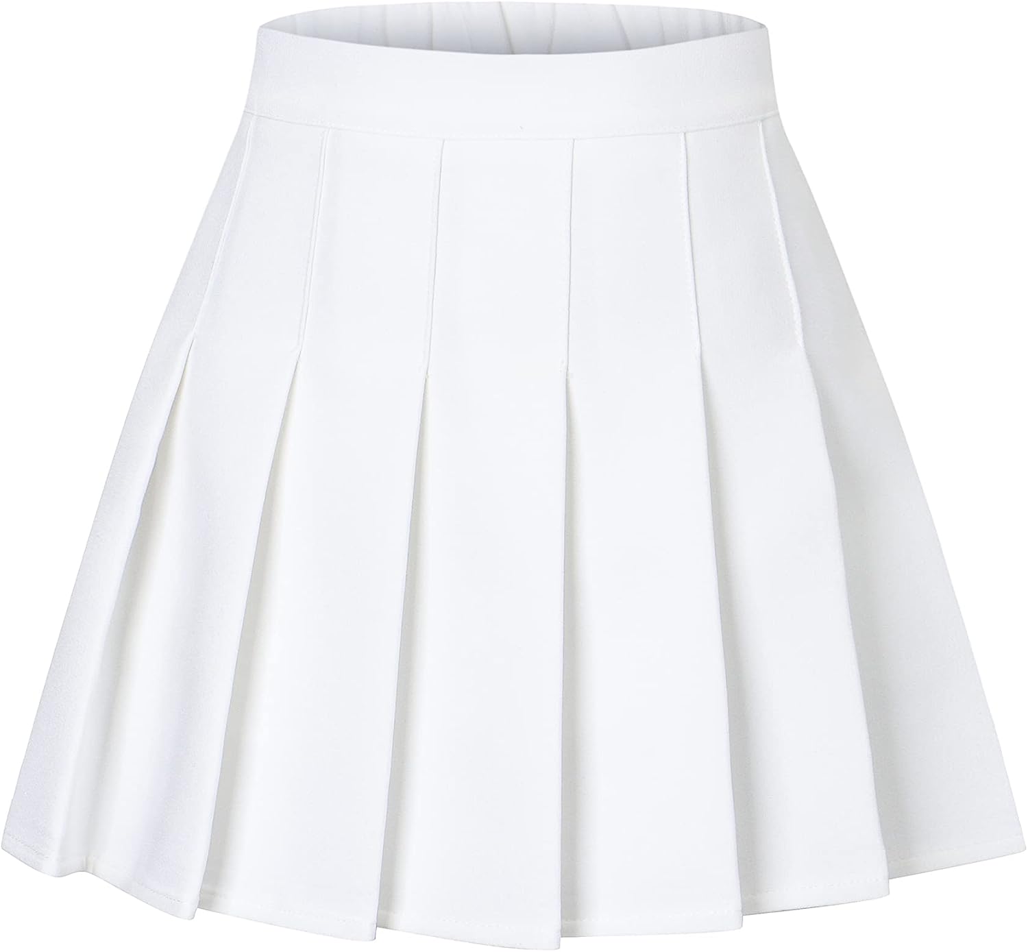 SANGTREE Girls Women's Pleated Skirt with Comfy Stretchy Band, 2 Years - US 2XL: Clothing