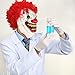 XIAO MO GU Latex Scary Devil Clown Mask For Halloween Party Cosplay Costumes Face Mask Adult
