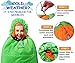 QEEMLON All Season Mummy Sleeping Bag for Adults, Boys, Girls & Teens - Waterproof, Effective Protection from Cold - Portable & Compact for Backpacking, Camping, Hiking with Compression Sack