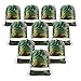 Camo Party Supplies Favors Goodie Bags for Teens Birthday, 10 Pack Camoflauge Drawstring Backpack Bags