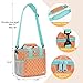 MIER 24 Can Large Capacity Soft Cooler Tote Insulated Lunch Bag Outdoor Picnic Bag, Orange