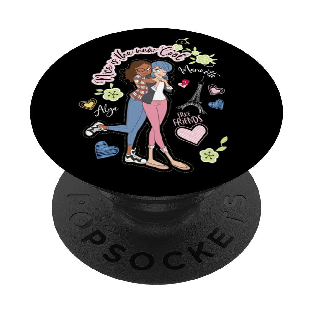 Miraculous Ladybug Charming Paris Alya & Marinette Besties PopSockets Swappable PopGrip