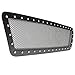 E-Autogrille 04-08 Ford F-150 Front Main Upper Rivet Black Powder Coated Replacement Stainless Steel Mesh Grille Insert (46-0724)