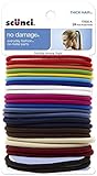 Scunci No Damage Effortless Beauty Thick Hair Elastics, 24-Count Reviews