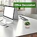 Lvydec 2 Pack Artificial Potted Plants, Mini-Sized Fake Topiary Plants in Pots for Bathroom Office Desk Shelf Kitchen Decoration