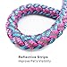 Mycicy Reflective Dog Leash, 2/3/4/6/10ft Braided Nylon Rope with Soft Handle for Night Walking, Comfort Grip Leash for Small Medium Large Dogs (Pink 6 feet)