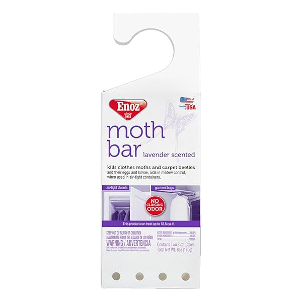 MOTH BAR LAVENDER SCENTED – 6 OZ (PACK OF 6)