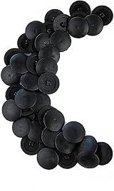 Qrity 50PCS Black 12MM Plastic Screw Cover Caps Cross Head Furniture Cabinet view 7