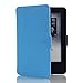 HAOCOO Ultra Slim Leather Smart Case Cover with [Auto Sleep/Wake] Function for All-New Kindle Paperwhite 2012, 2013, 2015 Versions (Not fit All-New Paperwhite 10th Generation)(Blue)