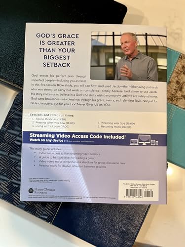 God Never Gives Up on You Bible Study Guide plus Streaming Video: What Jacob’s Story Teaches Us About Grace, Mercy, and God’s Relentless Love