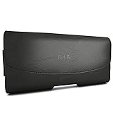 Galaxy S7 Edge Holster, CellBee Premium PU Leather Pouch Carrying Case with Belt Clip Belt Loops Holster (Perfect Fits with Otterbox/Spigen/Lifeproof Case on) (Classic)