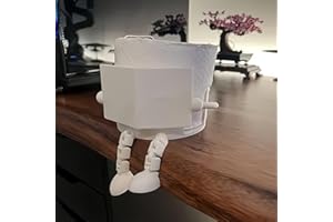 Funny Reading Toilet Paper Holder, 3D Printed Bathroom Decor, Unique White Plastic Toilet Paper Stand for Bathroom or Kitchen