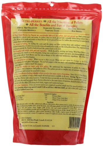 Lafeber Company Gourmet El Paso Nutri-Berries for Parrots, 3-Pound